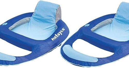 Kelsyus Floating Swimming Pool Lounger Chaise Inflatable Chair